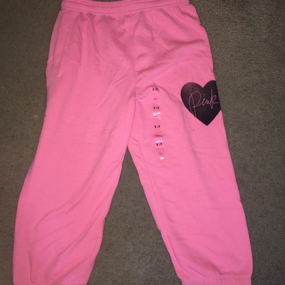 NWT Pink Victoria Secret sweatpants